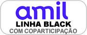 Logo Amil Linha Black - Planos de Saúde com cobertura nacional e rede credenciada completa